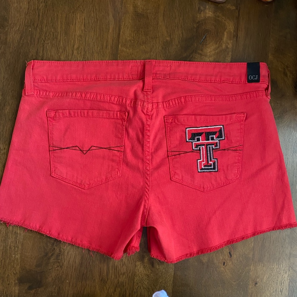 Red Texas Tech shorts